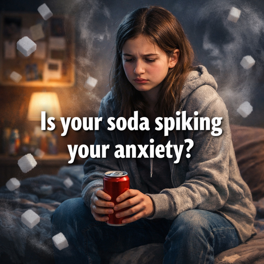 Fizzy Fear: How Sugary Drinks Stir Up Teen Anxiety