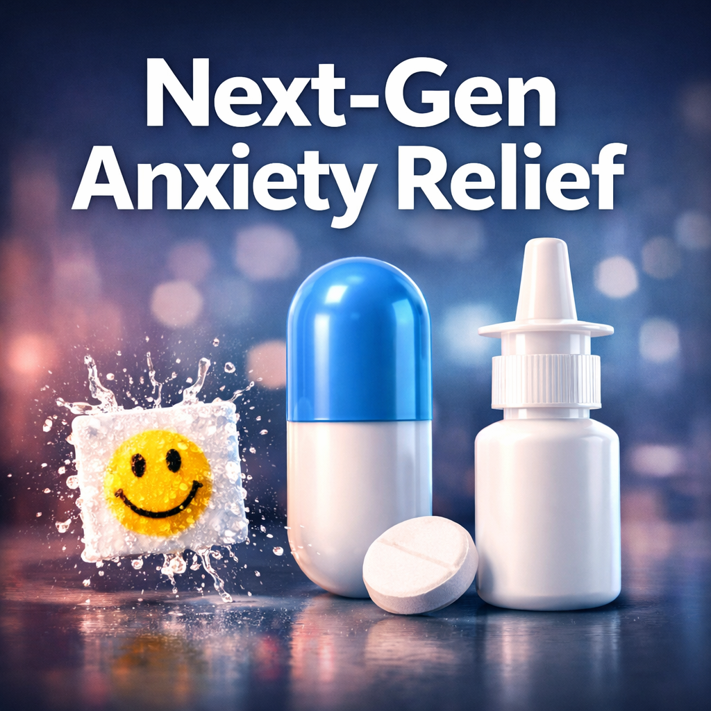 Next-Gen Anxiety Treatments Are Coming: LSD Tabs, Hormone Pills & Nasal Sprays 😮💊