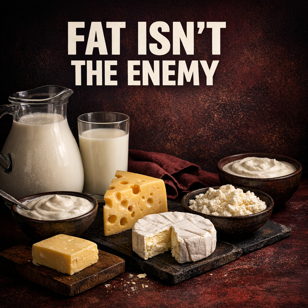Full-Fat Dairy Isn’t Your Enemy: Your Lifestyle Is