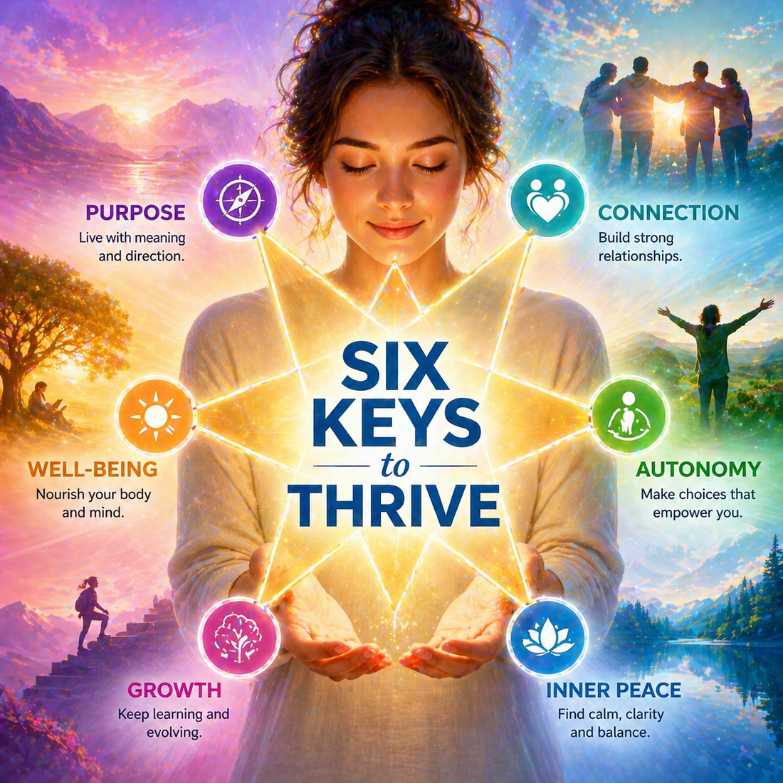 The Secret Blueprint: 6 Hidden Keys to Positive Mental Health