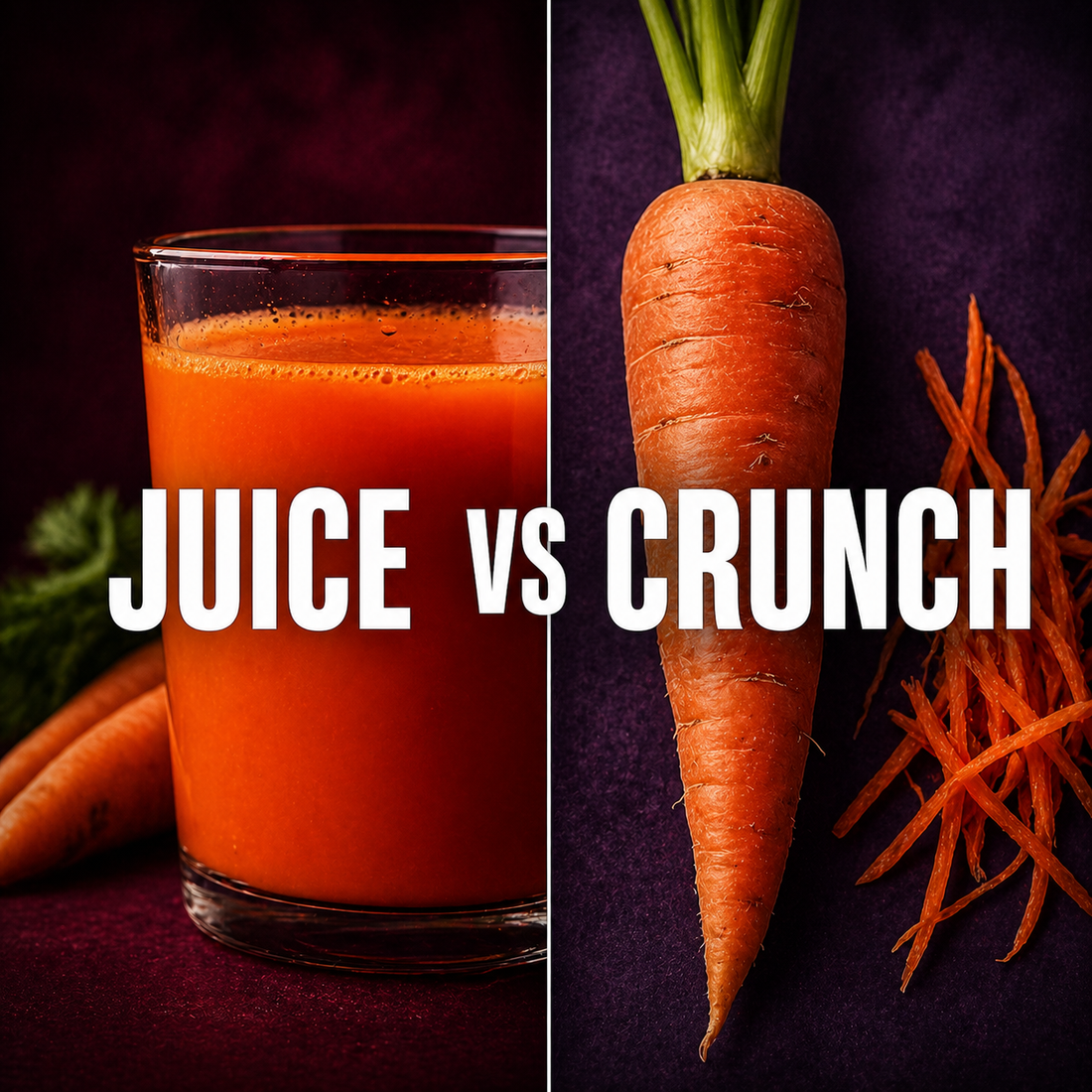 Juice vs Crunch: Unlocking Carrot Power
