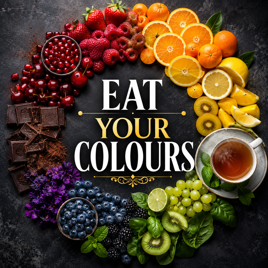 Eat Your Colors: How Berries and Tea Guard Your Mind From Aging