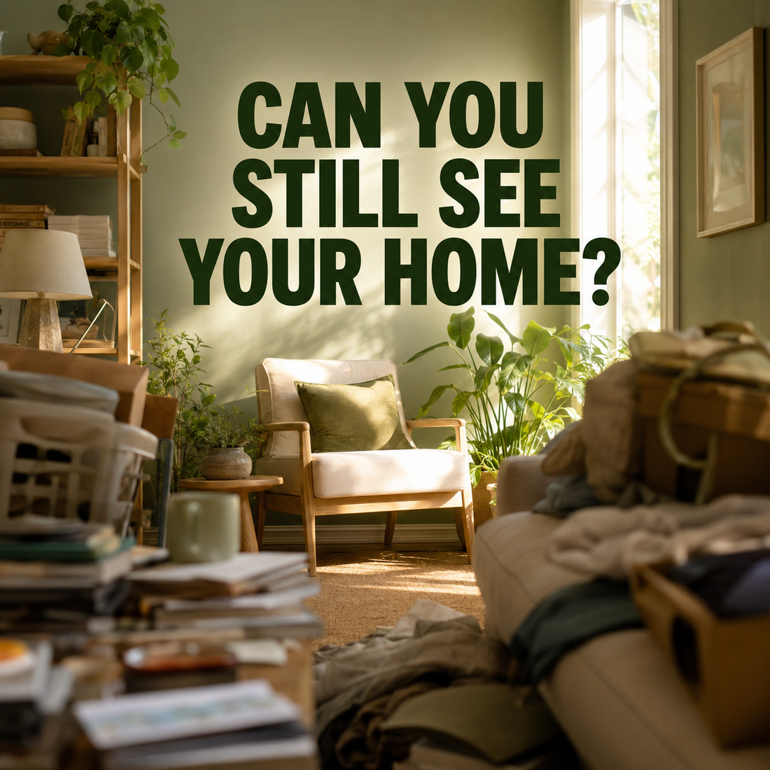 Your Clutter Isn’t Just Messy-It May Be Erasing the Room 🧺