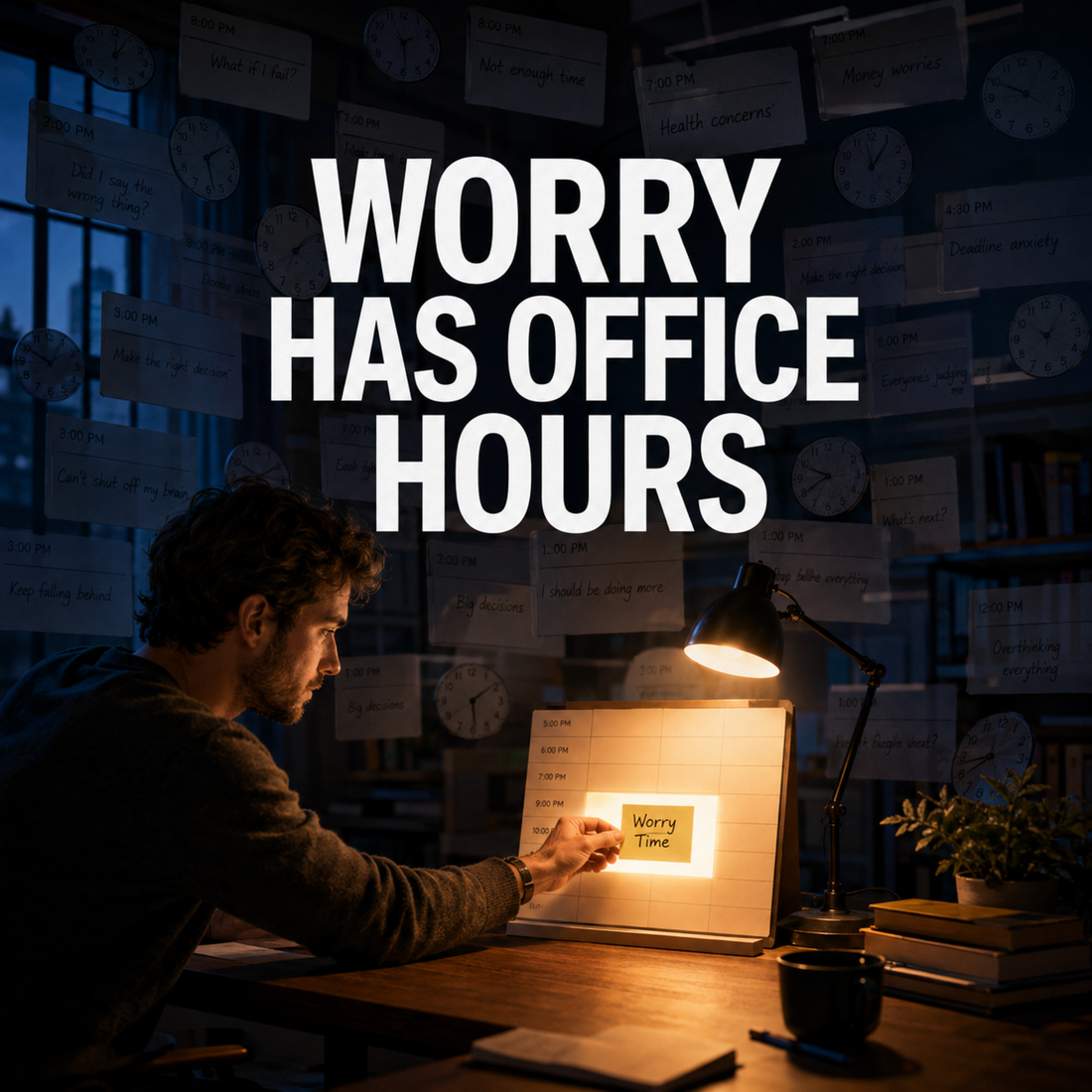 Your Worry Is Hijacking the Whole Day-Give It an Appointment 🗓️