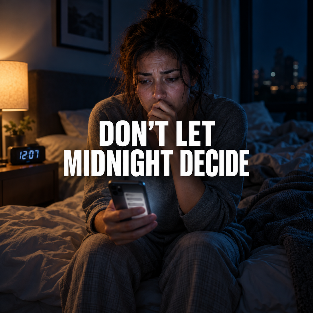 Do Not Let Midnight Write Tomorrow’s Story 🌙