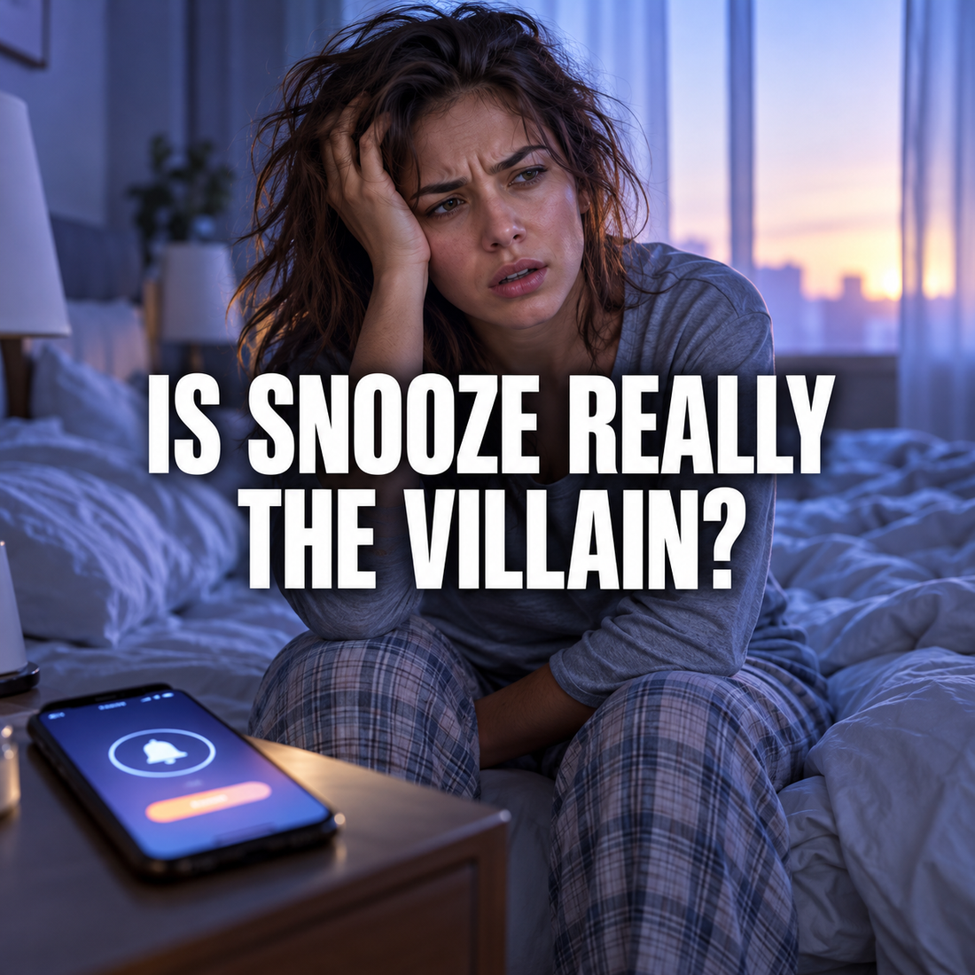 Your Snooze Button May Not Be the Villain-But Your Bedtime Still Has Receipts ⏰
