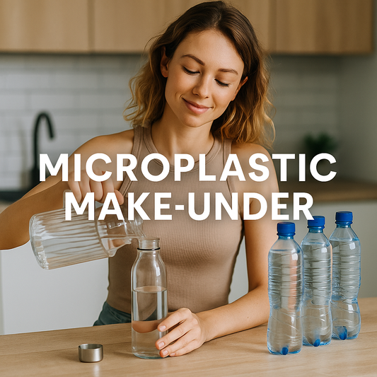 🧴 Microplastic Make-Under: Swap One Daily Habit & Cut 90 % of Plastic Particles You Drink