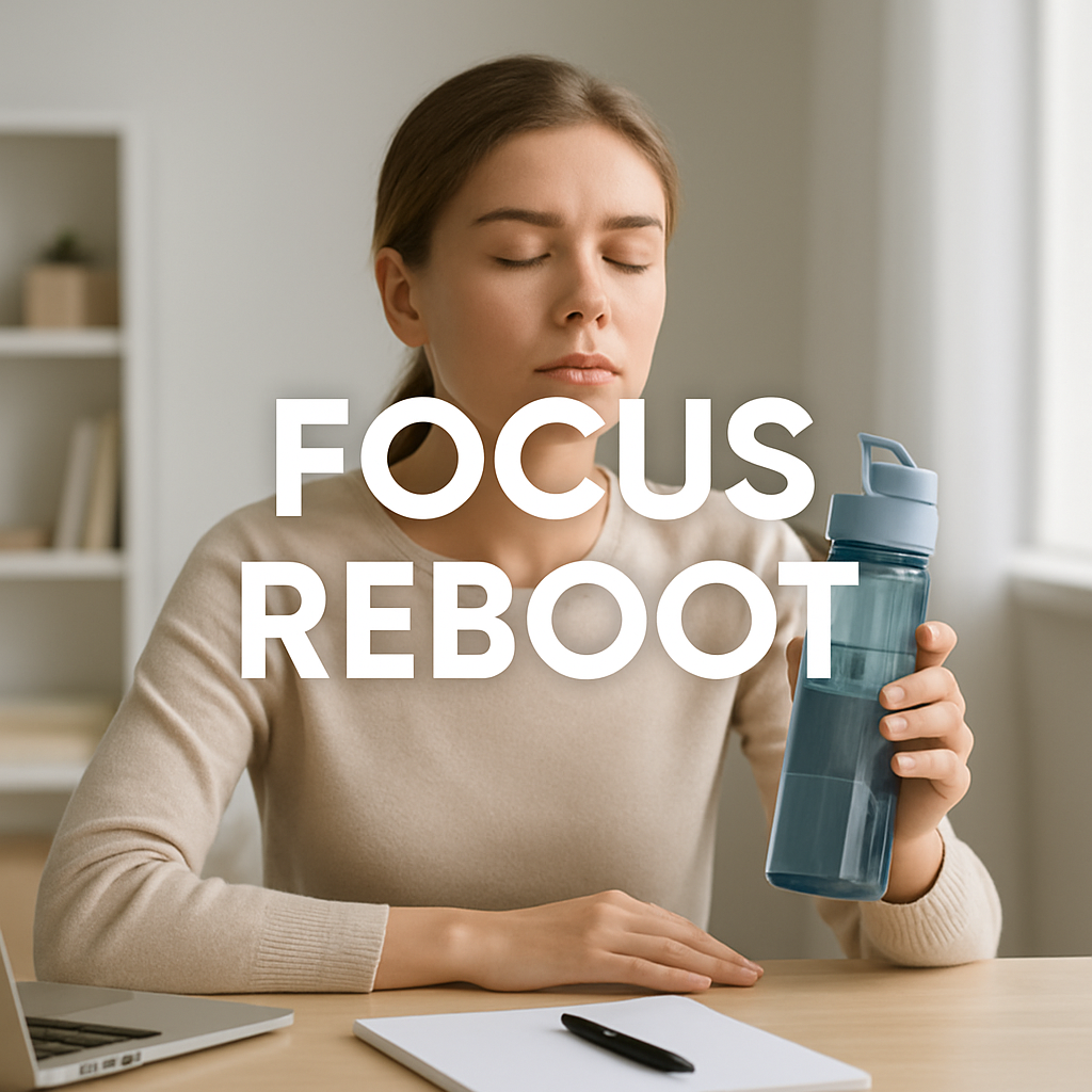 ⚡ Digital Brain-Fog Fix: Beat Afternoon Slumps With Breath & Water