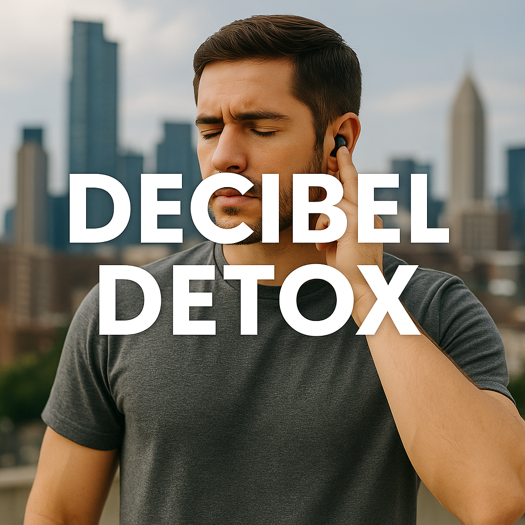 🔇🎧 Decibel Detox: Silence Urban Noise with Three Slow Breaths & One Deep Sip
