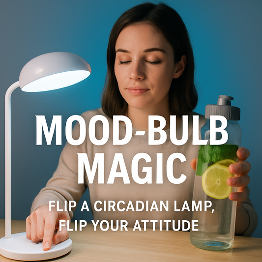 💡🌈 Mood-Bulb Magic: Flip a Circadian Lamp, Flip Your Attitude