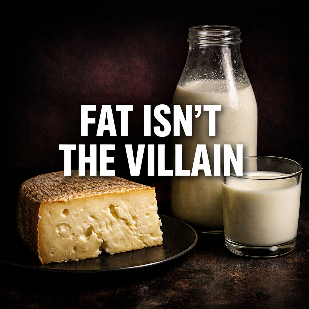 Full-Fat, Full Truth: Why Whole Dairy Isn’t the Enemy