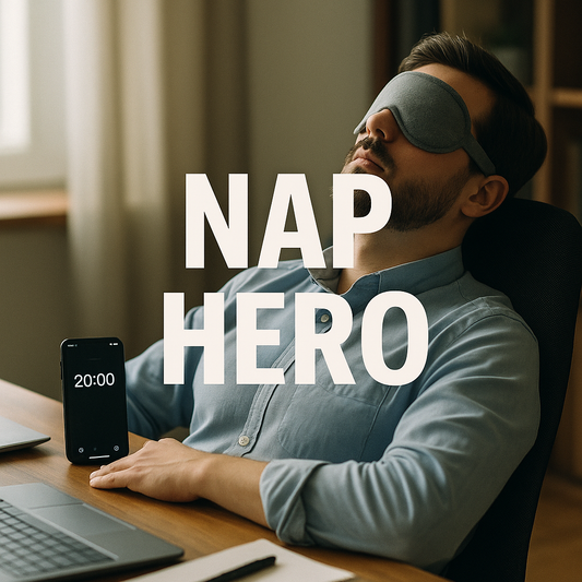 20-Minute Nap = 50 % Brain Boost 😴⚡