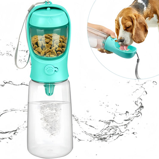 PetDuo™ Dual Feeder – 2-in-1 Travel Bottle for Pets