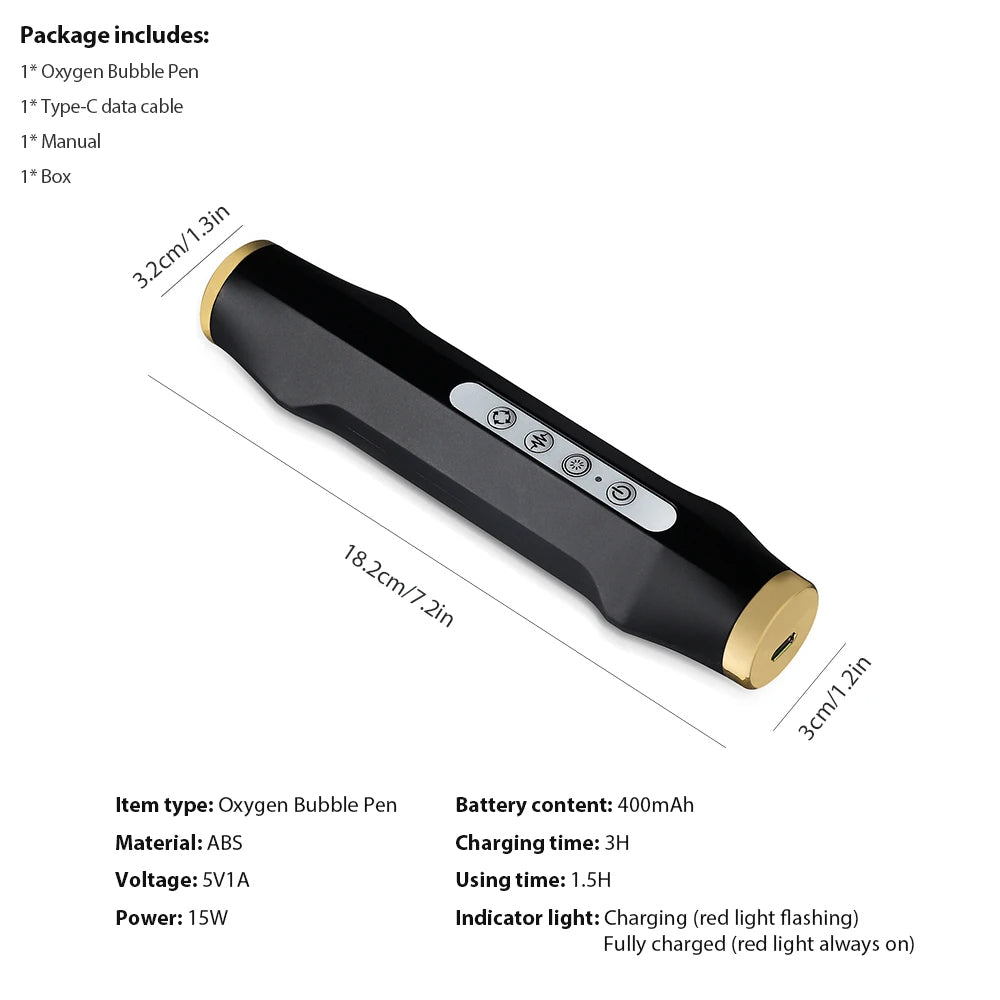 BubbleGlow™ - Oxygen Facial Machine