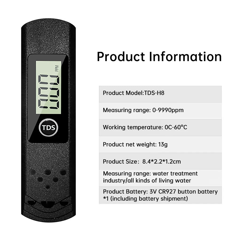 AquaSense™ TDS Tester